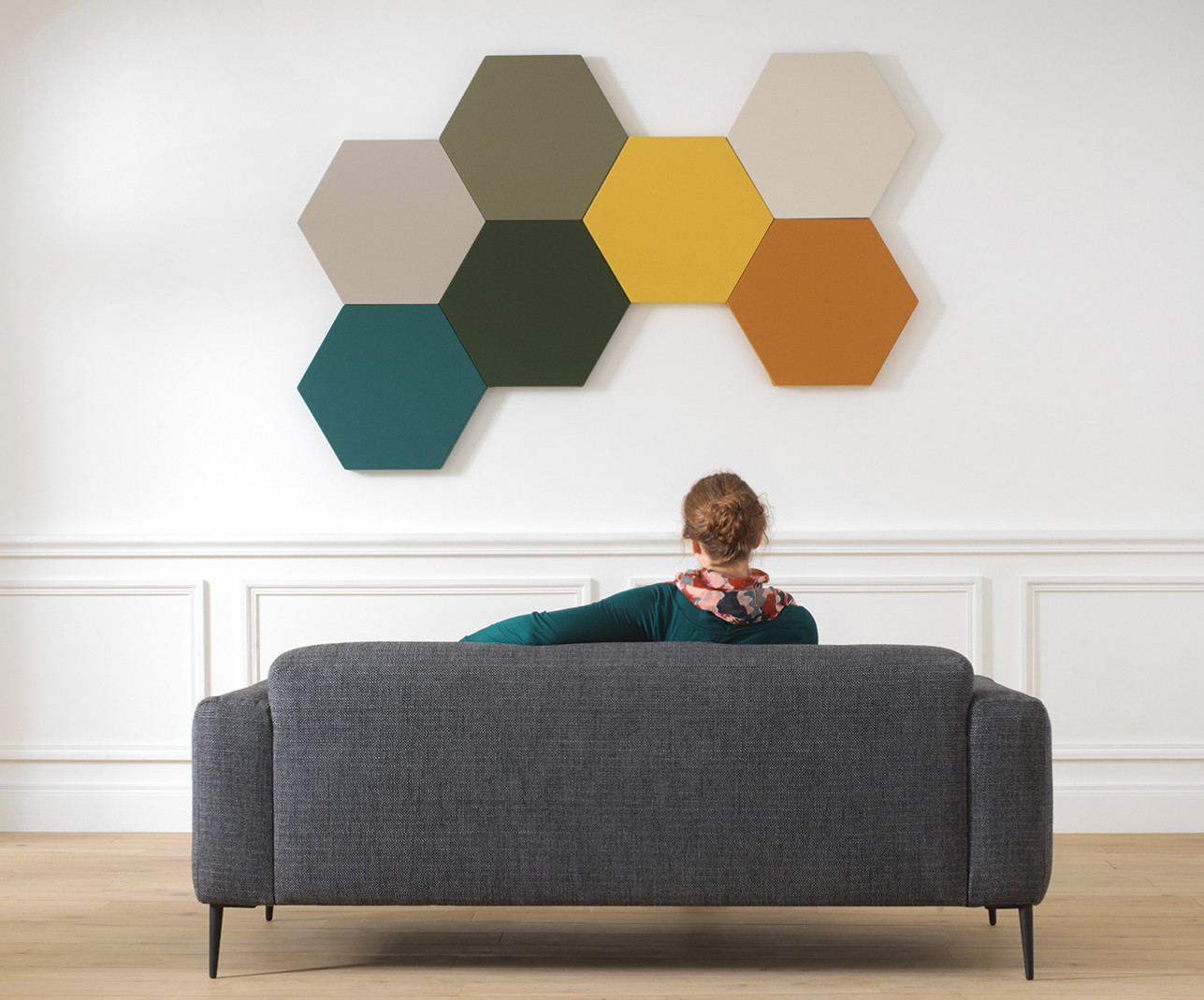 Panneau Acoustique Hexagonal Pour Plafond | DECOSOFT