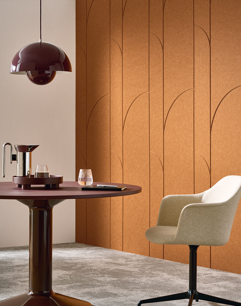 Ambiances de la collection SLIMWALL CURVES